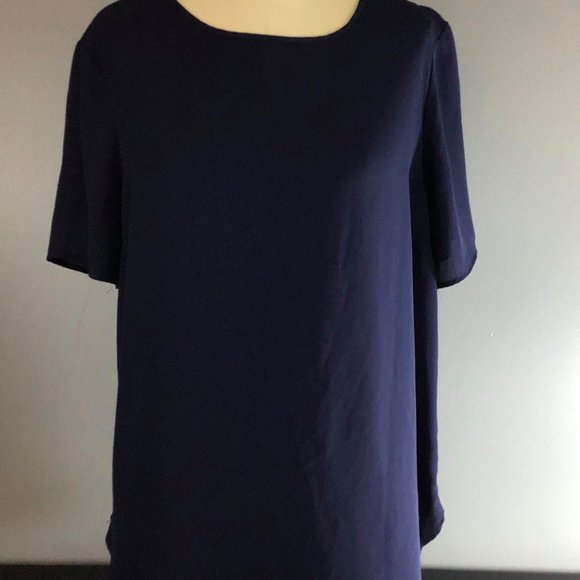 PINK ROSE Navy Top - Picture 7 of 7